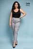 Picture of PLUS SIZE STRETCH TROUSER WITH ANKLE CRISS CROSS